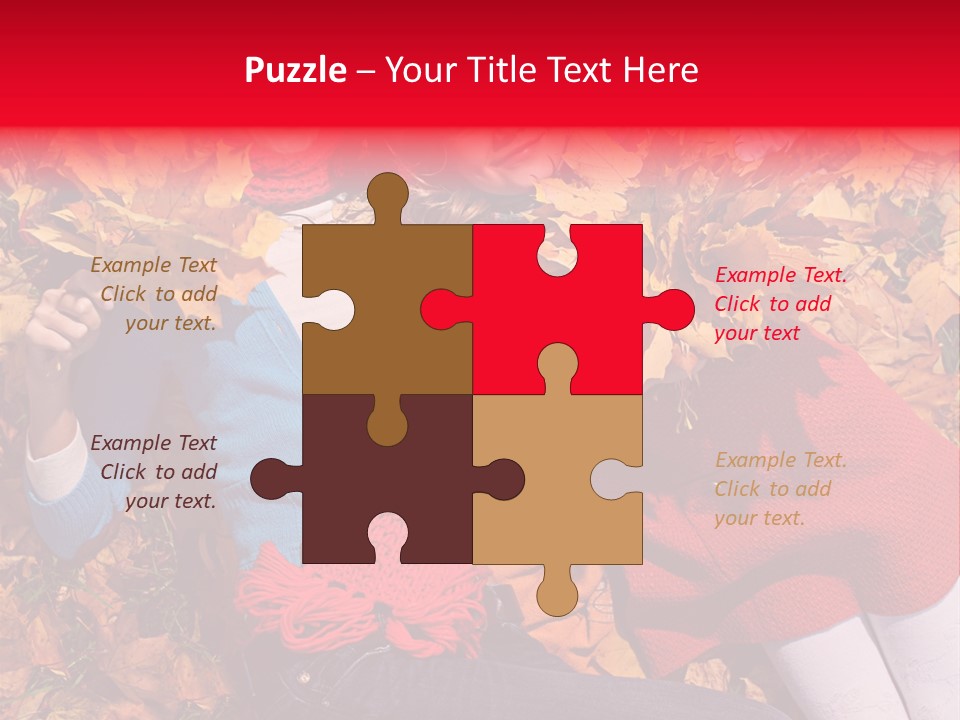 Cheerful Orange September PowerPoint Template