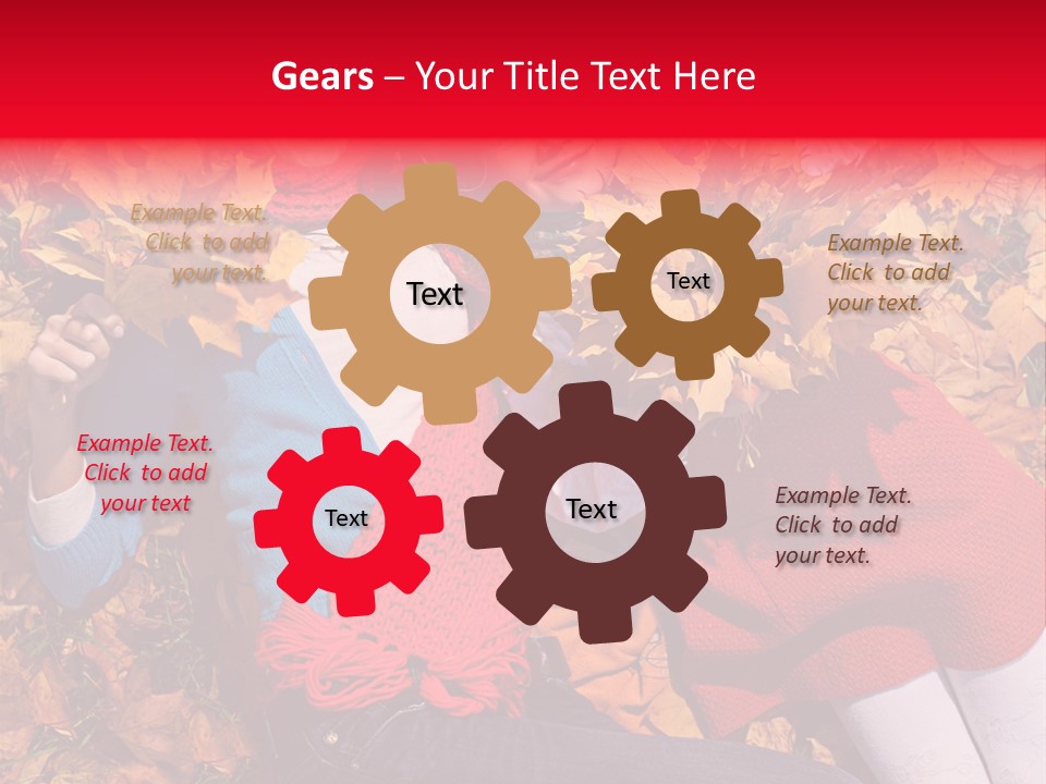 Cheerful Orange September PowerPoint Template