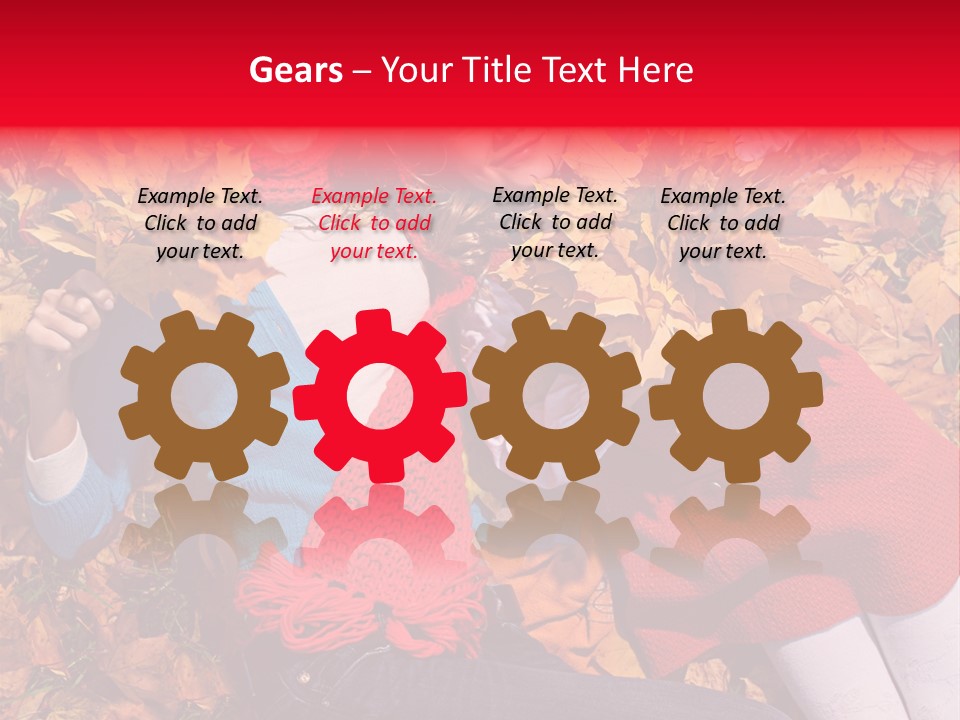 Cheerful Orange September PowerPoint Template