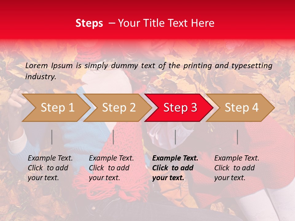 Cheerful Orange September PowerPoint Template