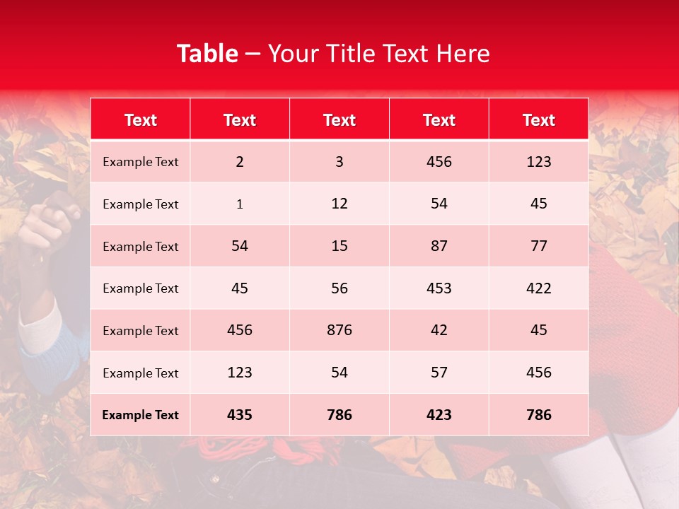 Cheerful Orange September PowerPoint Template