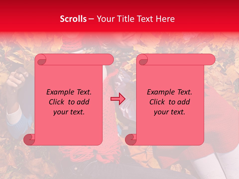Cheerful Orange September PowerPoint Template
