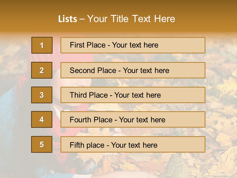 Nature Autumnal Seasonal PowerPoint Template