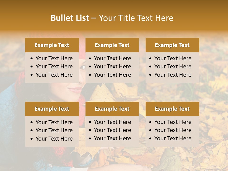 Nature Autumnal Seasonal PowerPoint Template