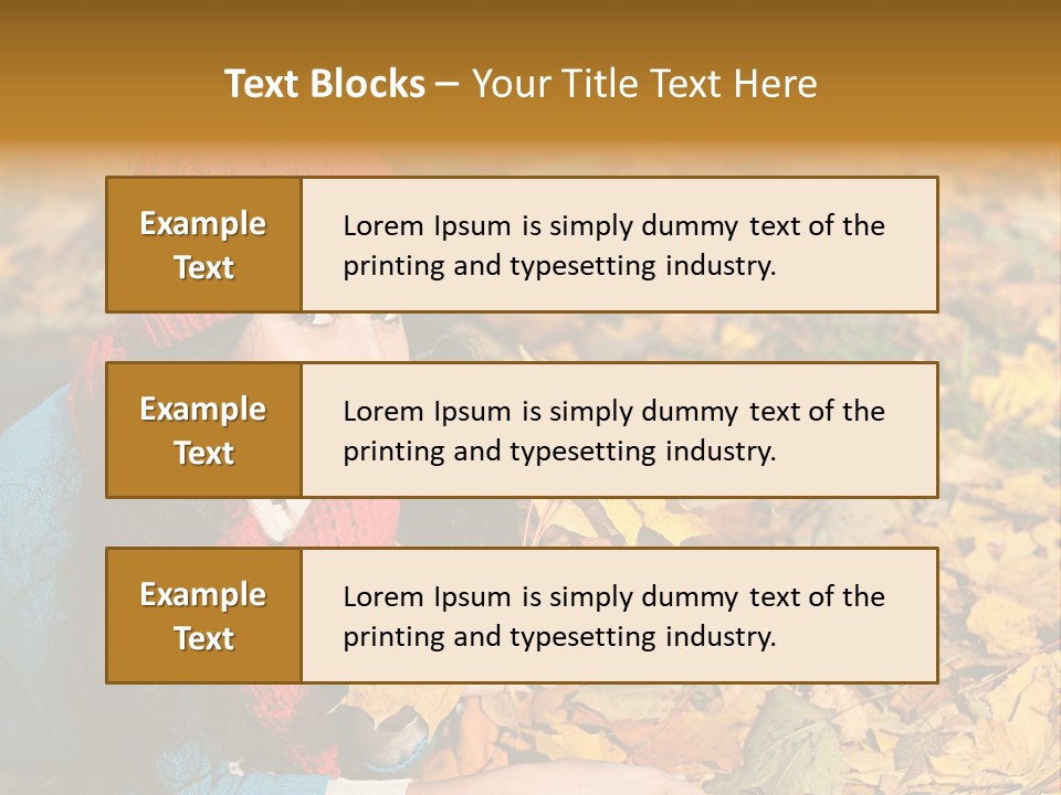 Nature Autumnal Seasonal PowerPoint Template