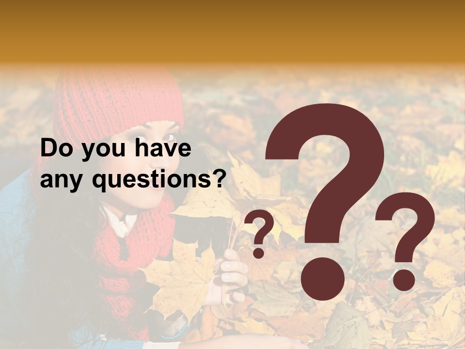 Nature Autumnal Seasonal PowerPoint Template