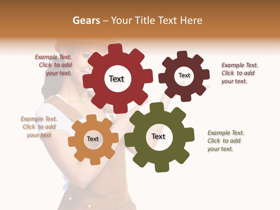 Industry Foreman Entrepreneur PowerPoint Template