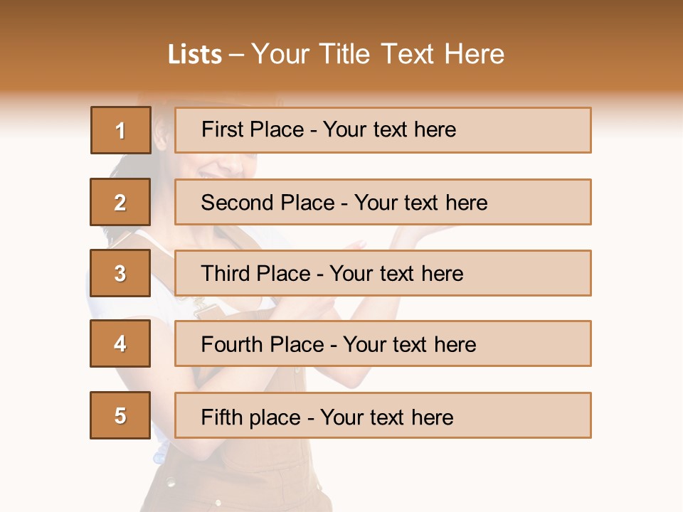 Industry Foreman Entrepreneur PowerPoint Template
