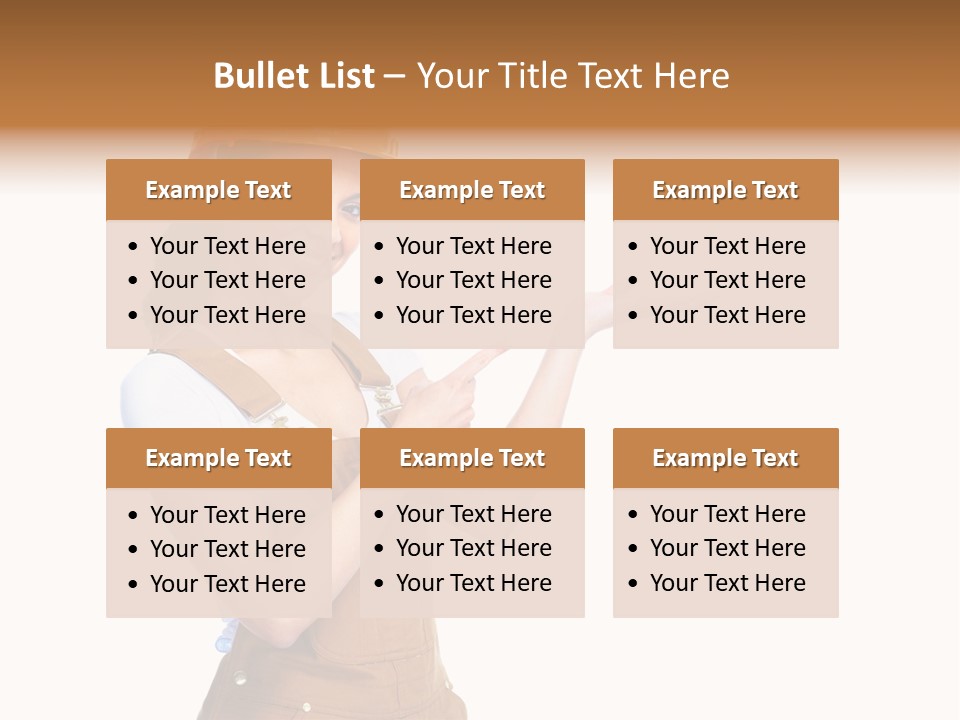 Industry Foreman Entrepreneur PowerPoint Template