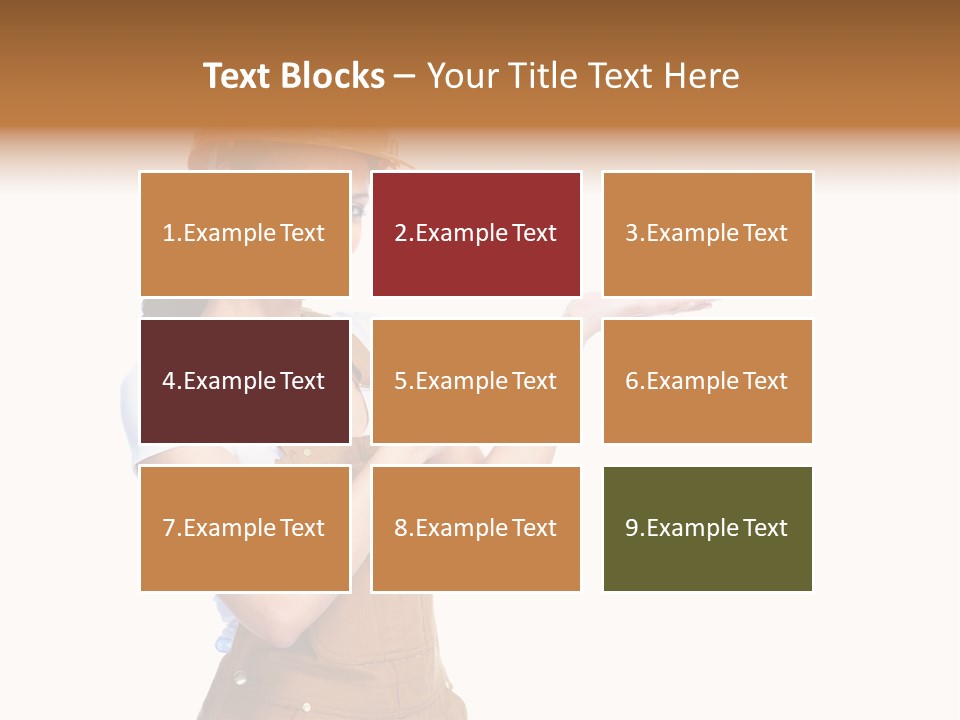 Industry Foreman Entrepreneur PowerPoint Template
