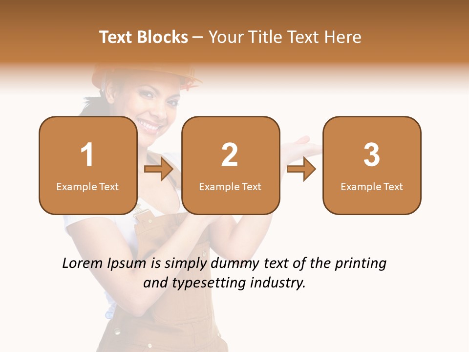 Industry Foreman Entrepreneur PowerPoint Template