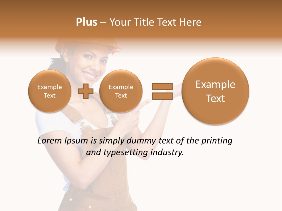 Industry Foreman Entrepreneur PowerPoint Template