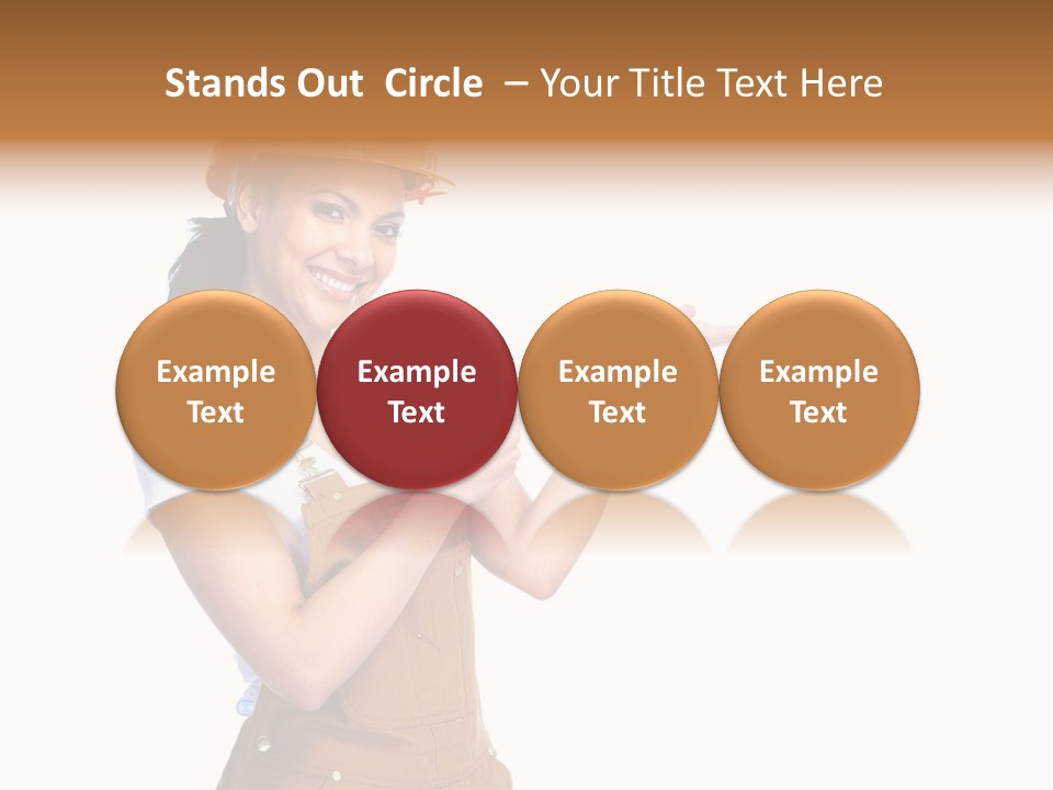 Industry Foreman Entrepreneur PowerPoint Template