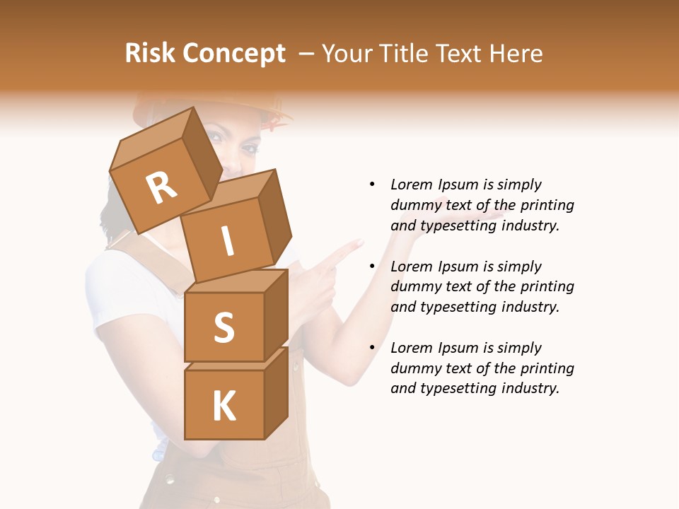 Industry Foreman Entrepreneur PowerPoint Template