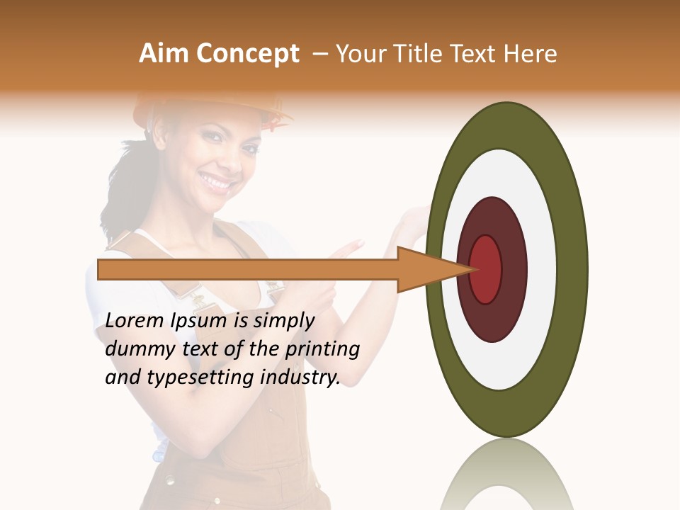 Industry Foreman Entrepreneur PowerPoint Template