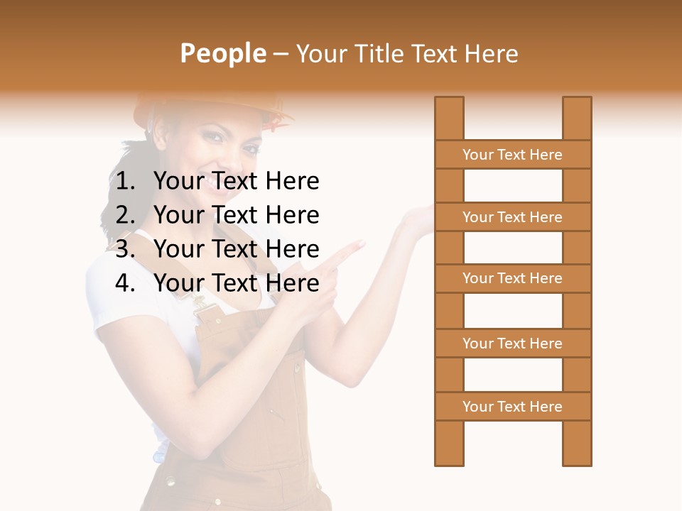 Industry Foreman Entrepreneur PowerPoint Template