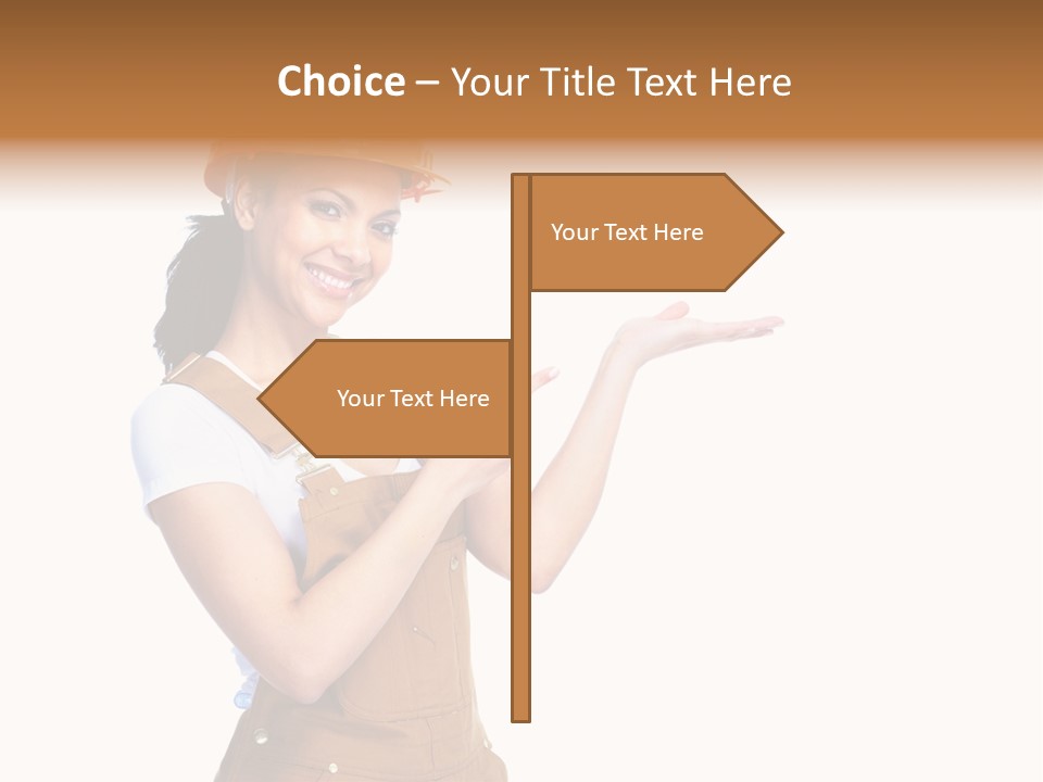 Industry Foreman Entrepreneur PowerPoint Template