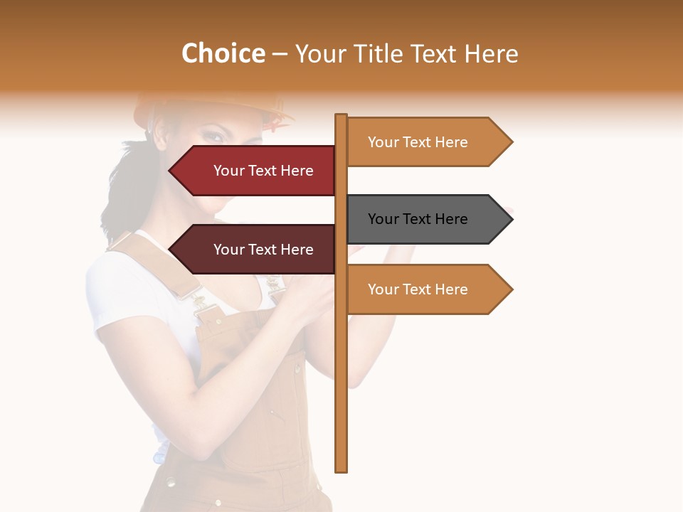 Industry Foreman Entrepreneur PowerPoint Template