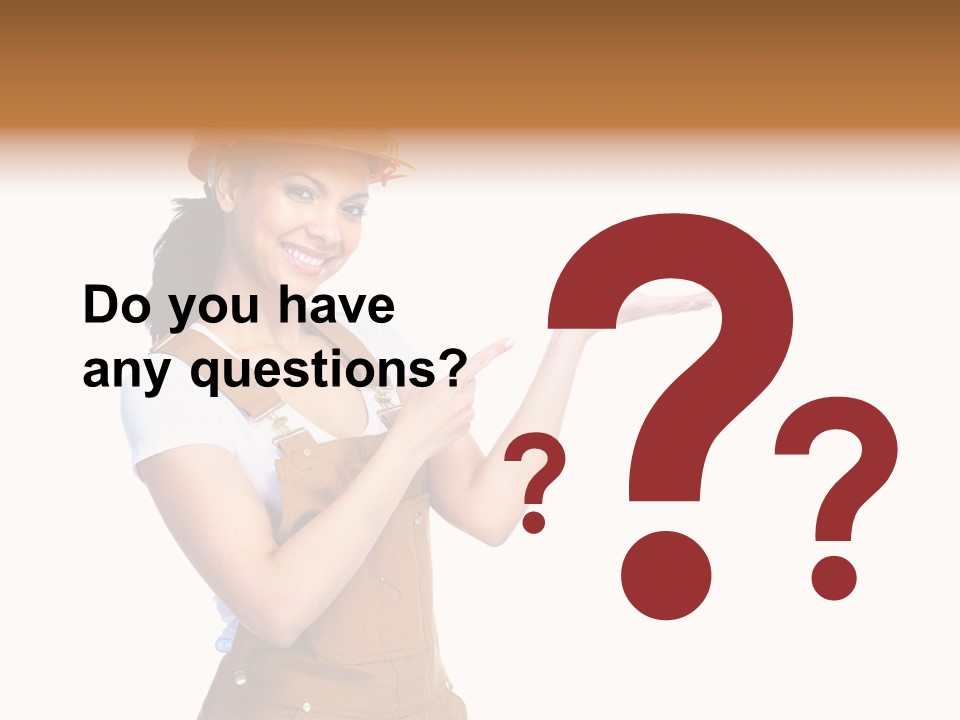 Industry Foreman Entrepreneur PowerPoint Template