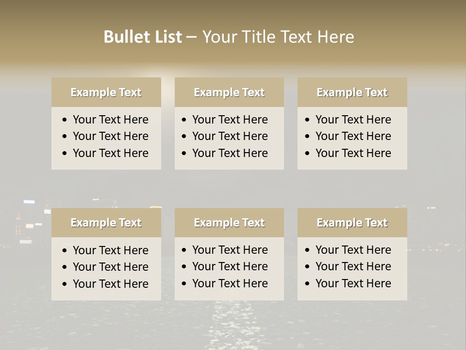 Destruction Motorway Hot PowerPoint Template
