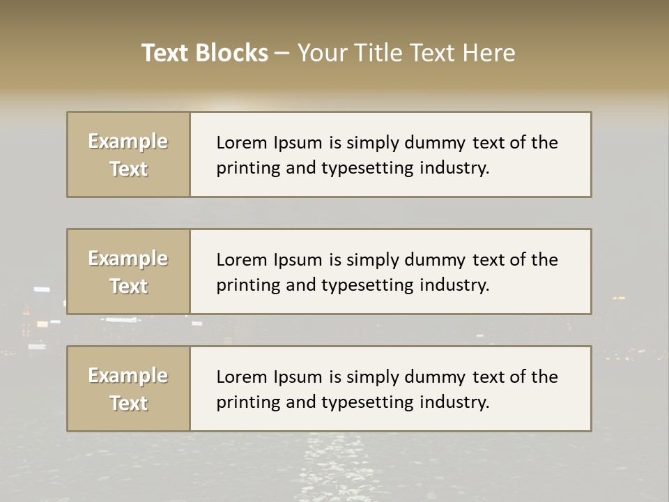 Destruction Motorway Hot PowerPoint Template
