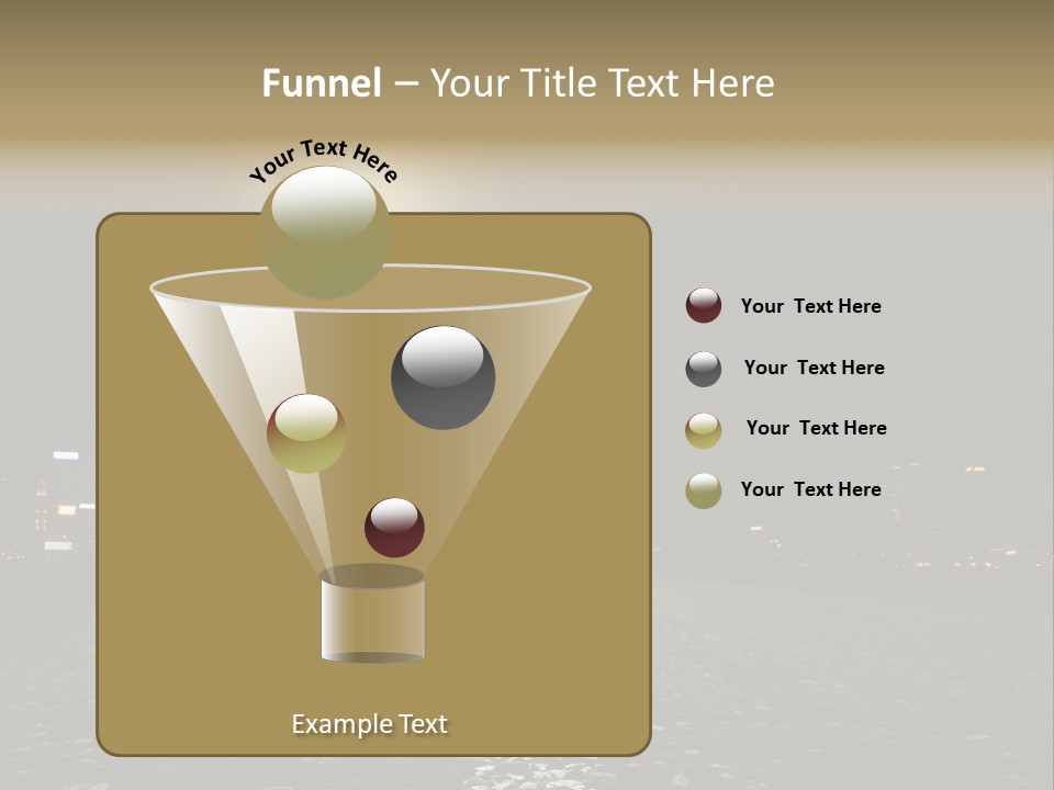 Destruction Motorway Hot PowerPoint Template
