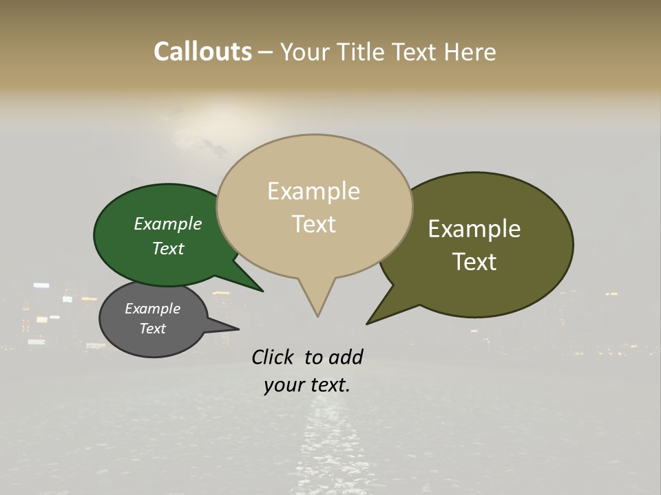 Destruction Motorway Hot PowerPoint Template