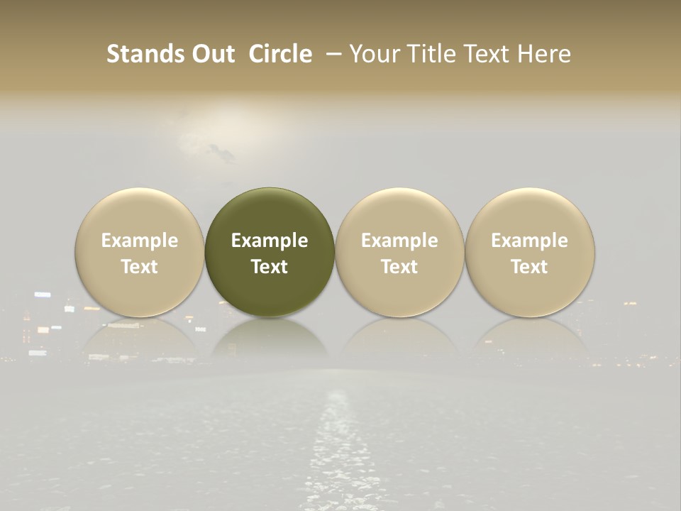 Destruction Motorway Hot PowerPoint Template