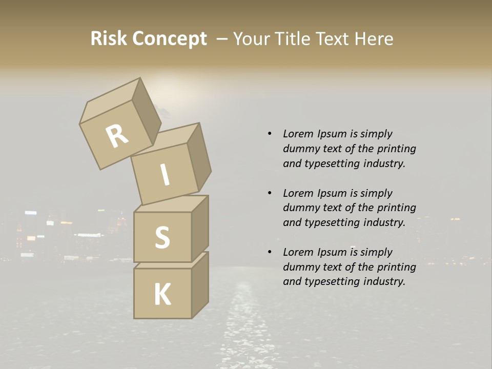 Destruction Motorway Hot PowerPoint Template