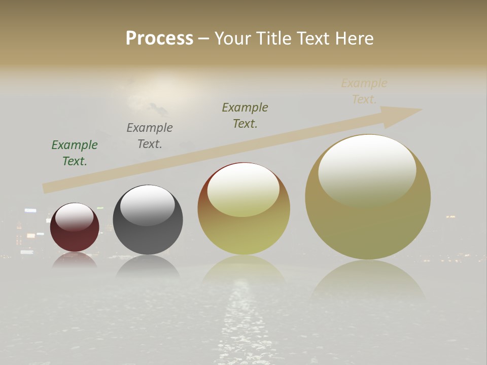 Destruction Motorway Hot PowerPoint Template
