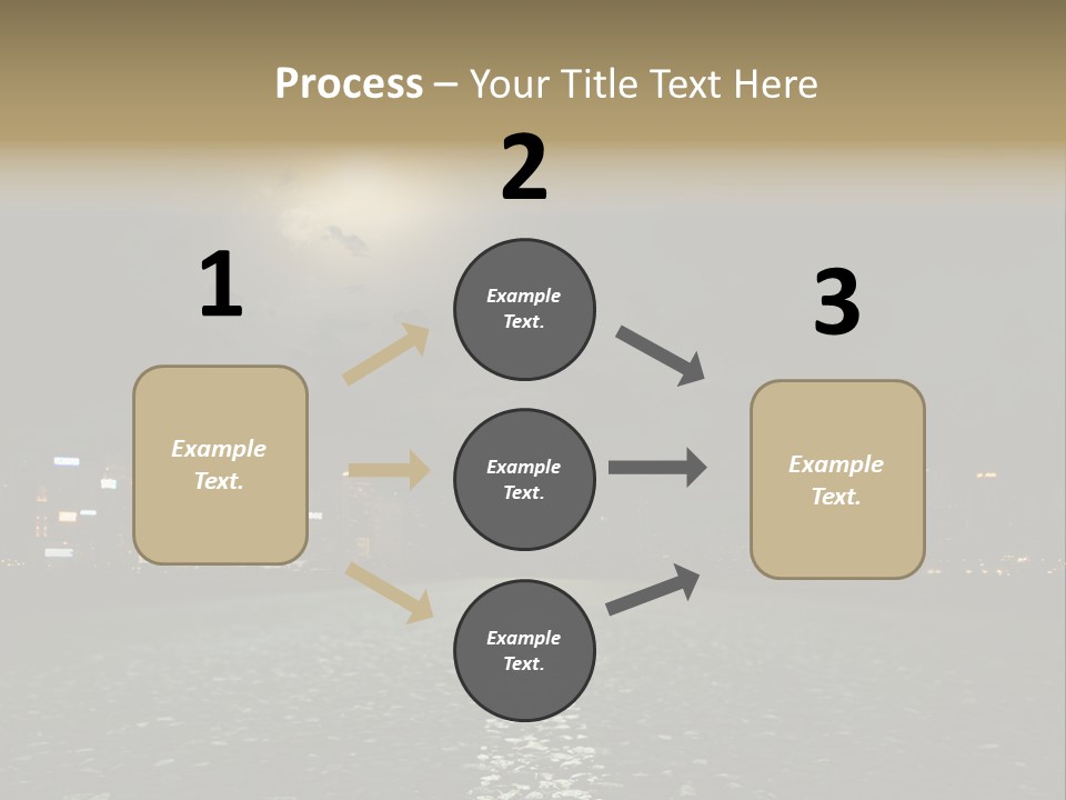 Destruction Motorway Hot PowerPoint Template