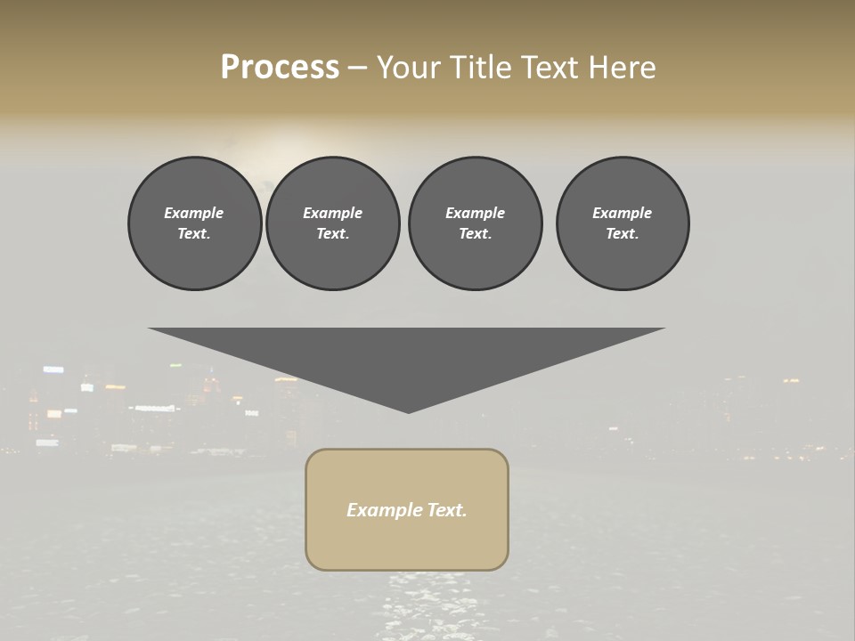 Destruction Motorway Hot PowerPoint Template
