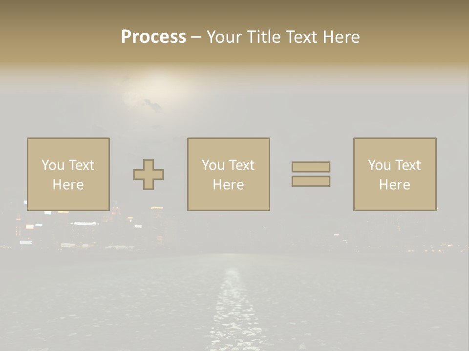 Destruction Motorway Hot PowerPoint Template