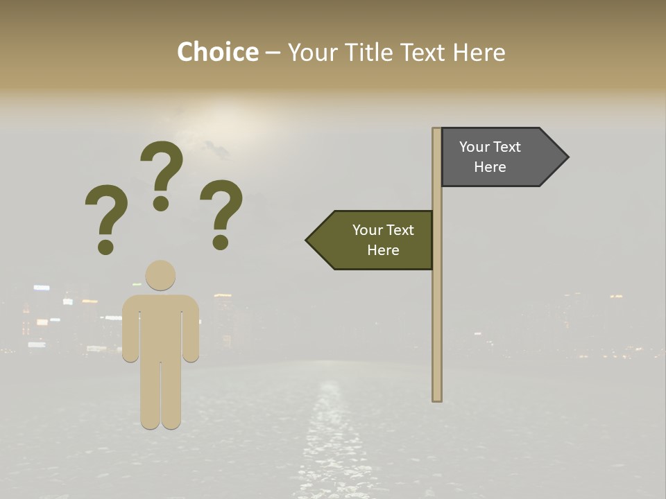 Destruction Motorway Hot PowerPoint Template