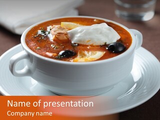 Meal Nobody Savory PowerPoint Template