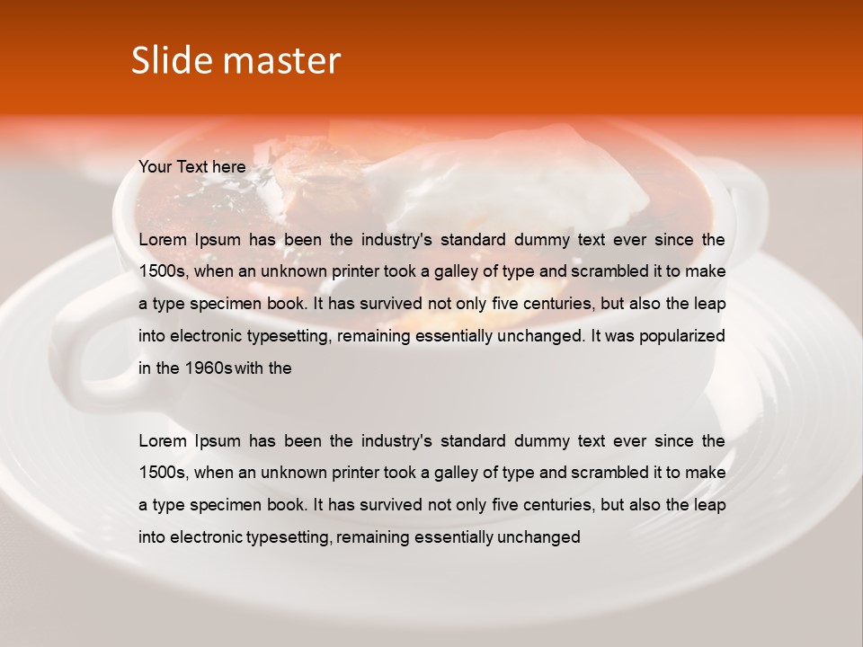 Meal Nobody Savory PowerPoint Template