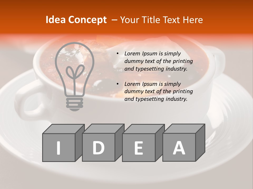 Meal Nobody Savory PowerPoint Template