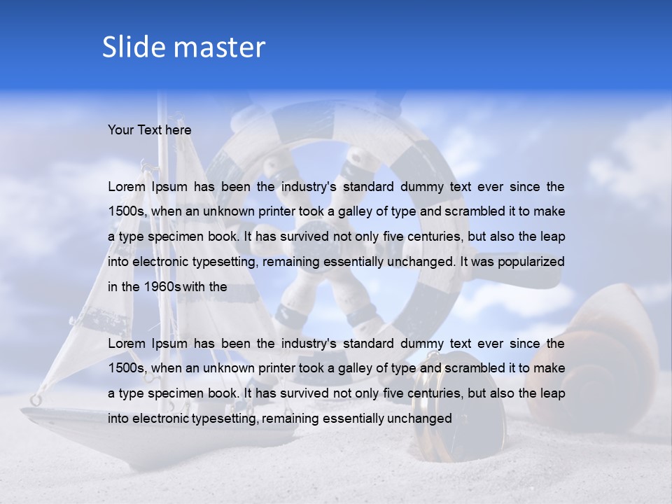 Background Horizontal Sign PowerPoint Template