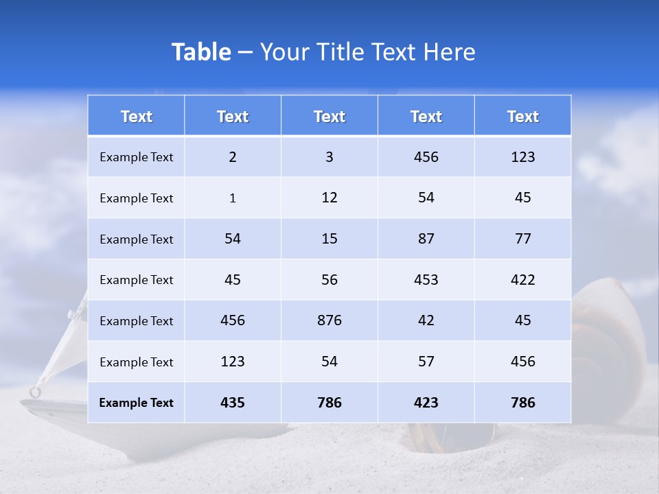 Background Horizontal Sign PowerPoint Template