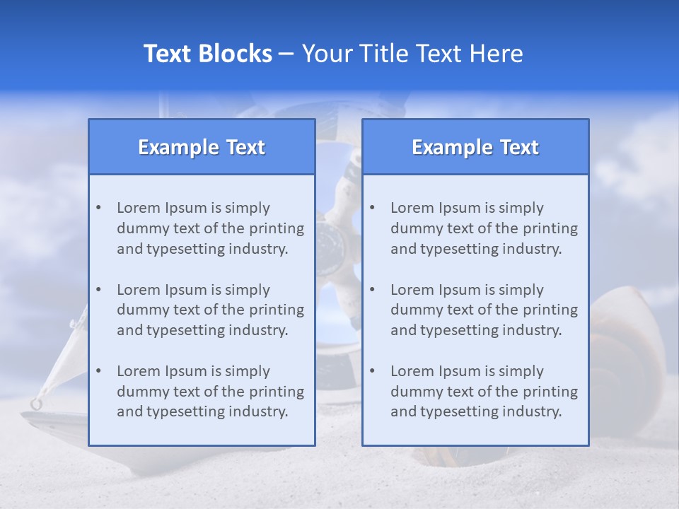 Background Horizontal Sign PowerPoint Template