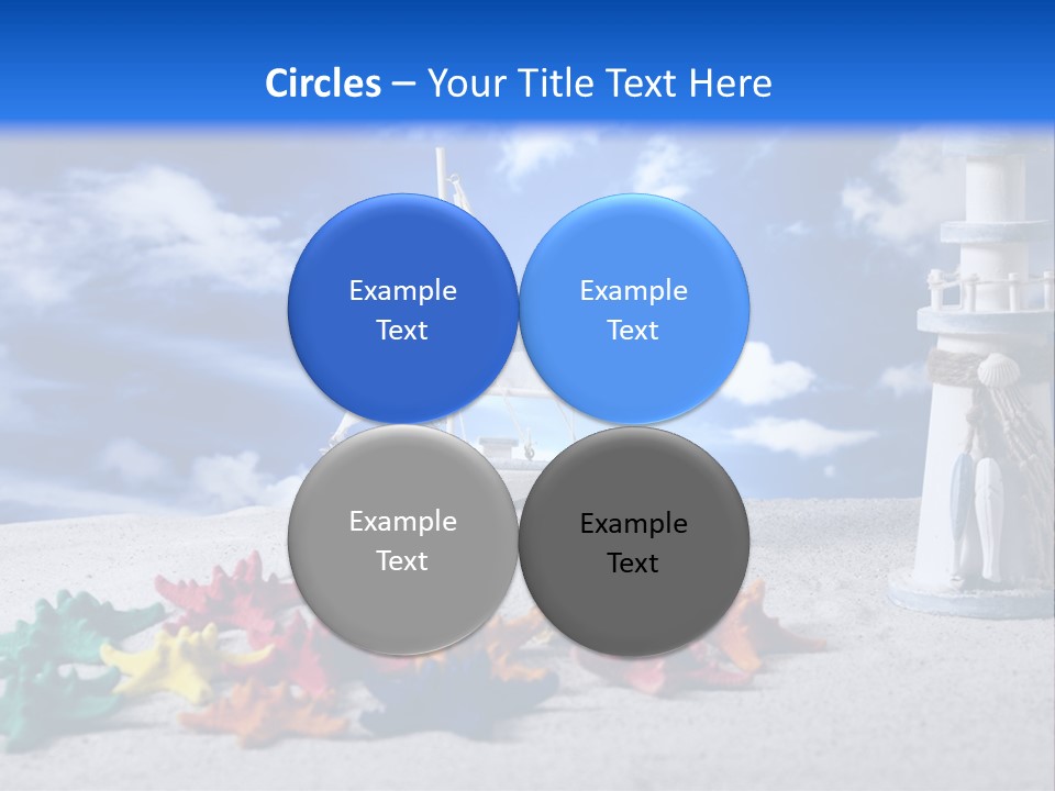 Nature Boat Sign PowerPoint Template