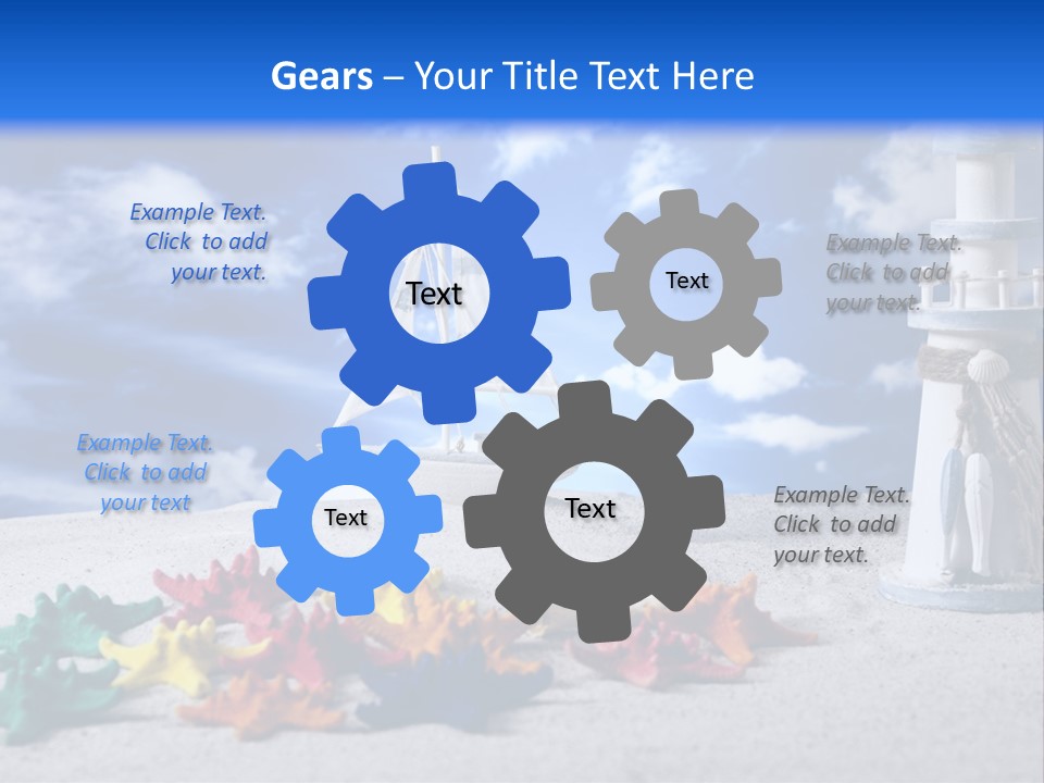 Nature Boat Sign PowerPoint Template