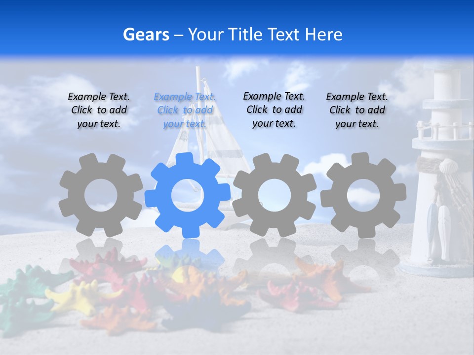 Nature Boat Sign PowerPoint Template