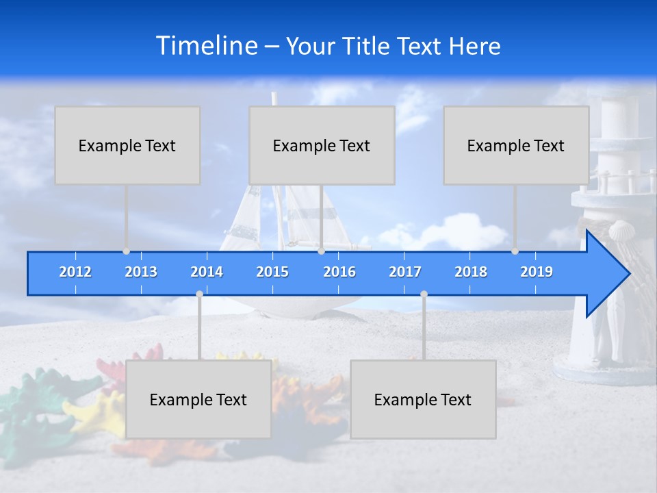 Nature Boat Sign PowerPoint Template