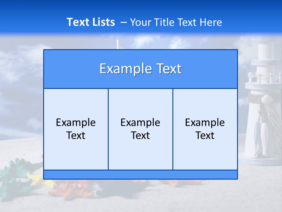 Nature Boat Sign PowerPoint Template