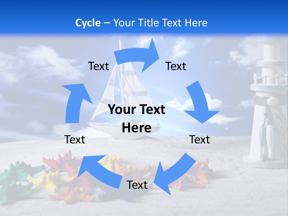 Nature Boat Sign PowerPoint Template