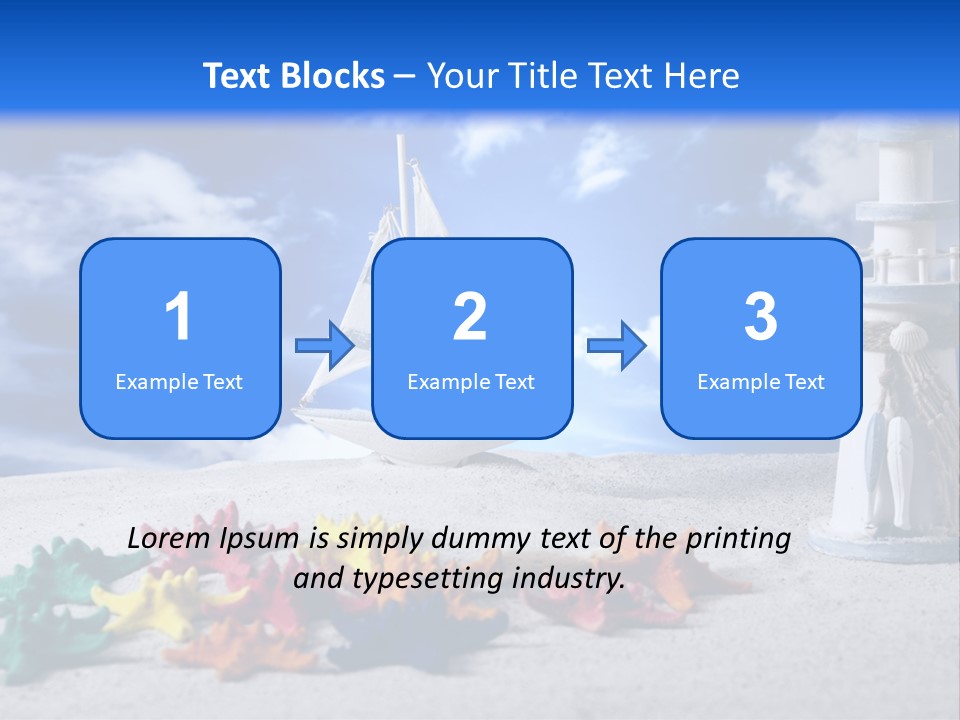 Nature Boat Sign PowerPoint Template