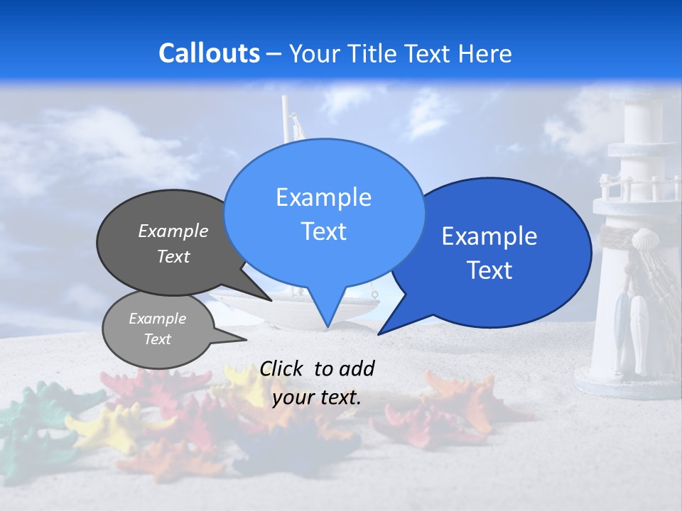 Nature Boat Sign PowerPoint Template