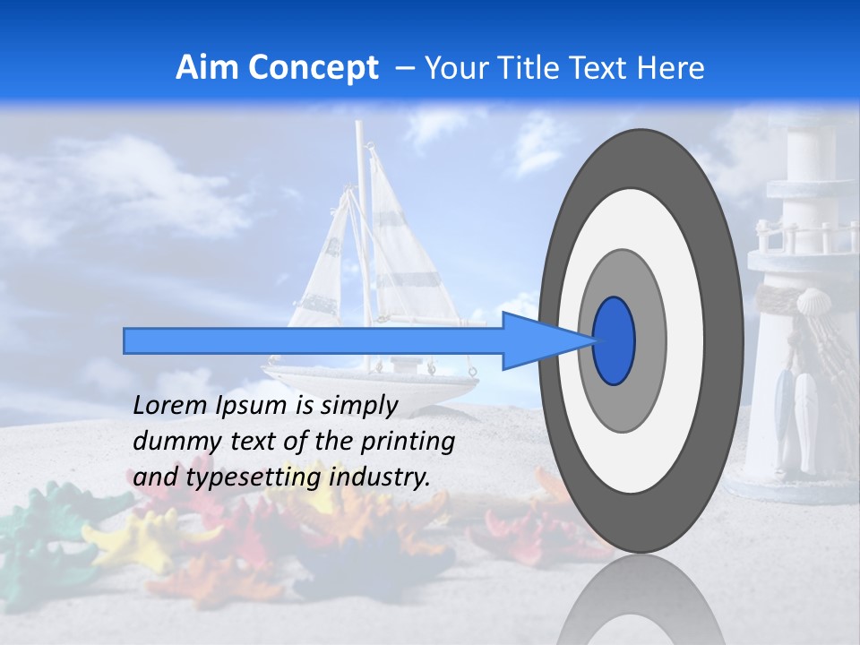 Nature Boat Sign PowerPoint Template