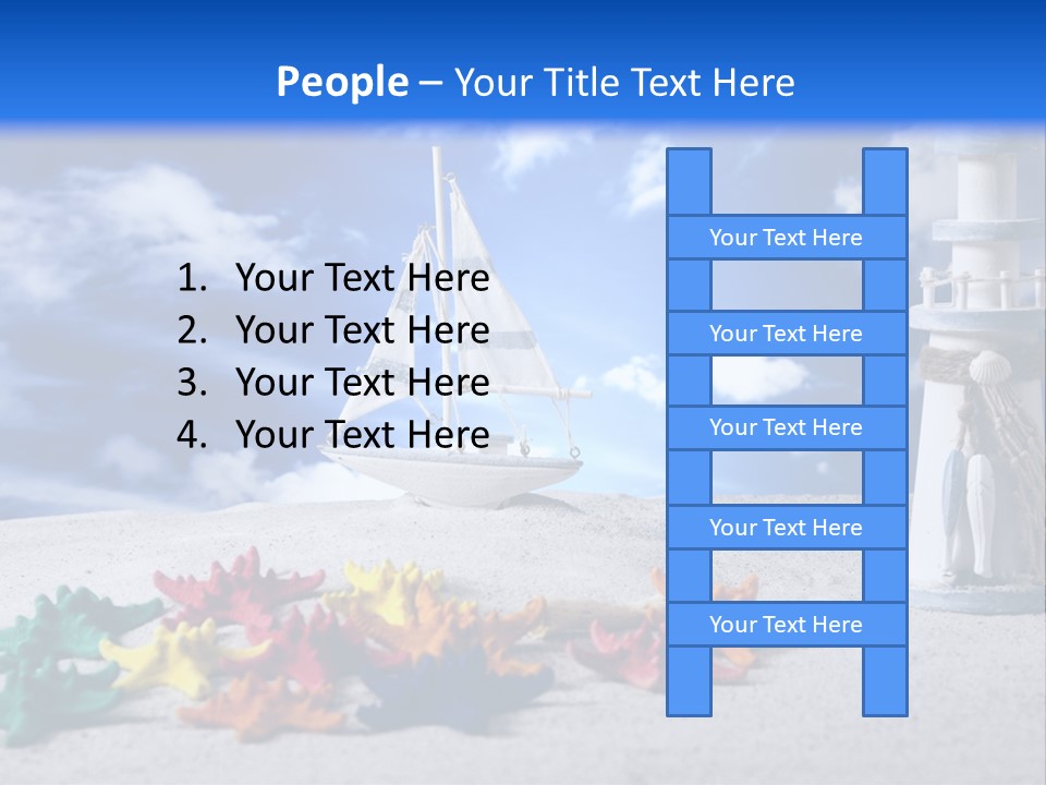 Nature Boat Sign PowerPoint Template